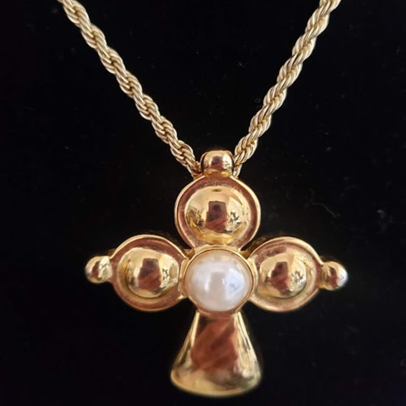 Vintage Premier Design Pin Pendant Pearl - Picture 2 of 7